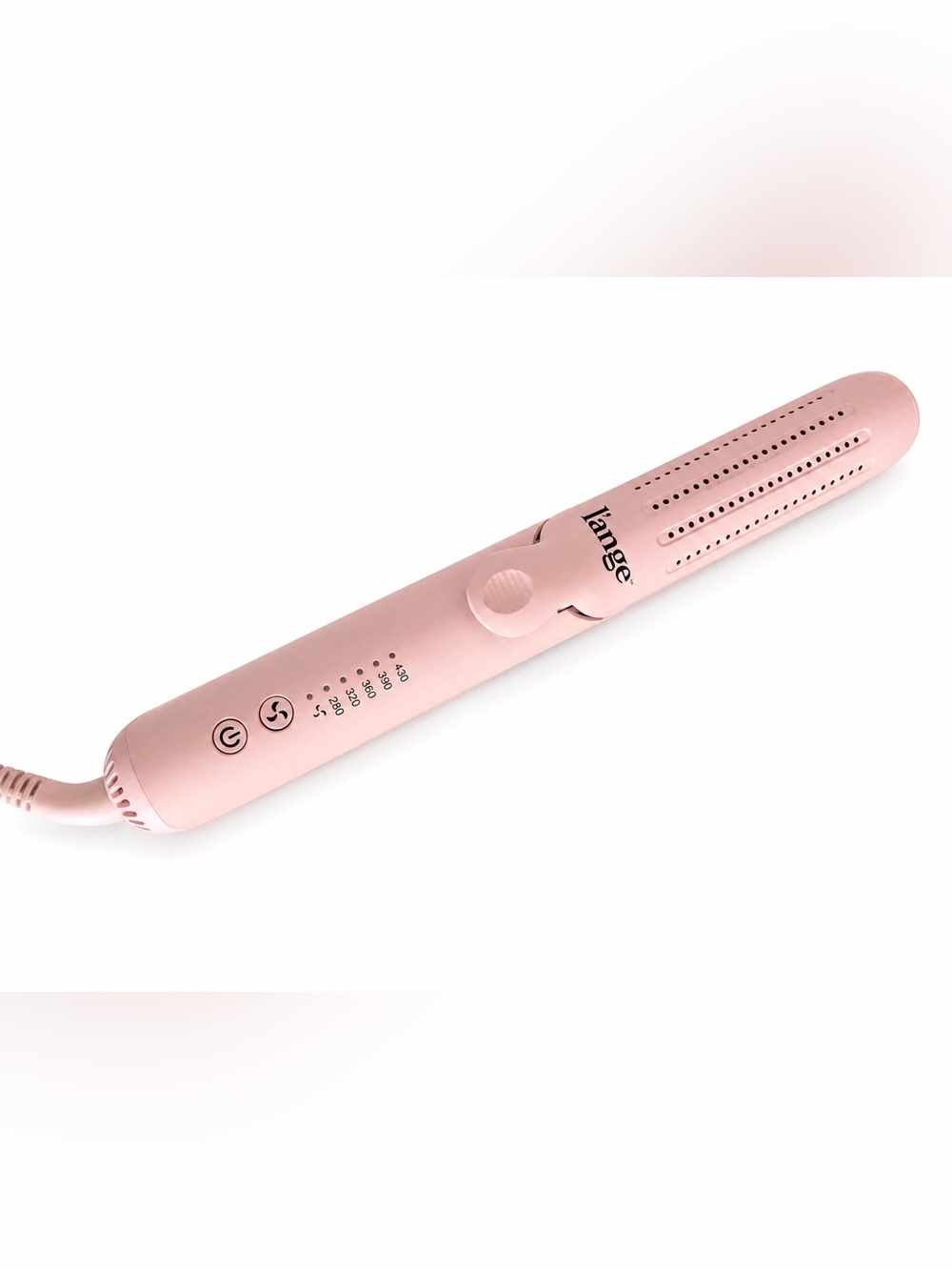 LANGE Le Duo Airflow Curling Straightening Iron Pink Styler